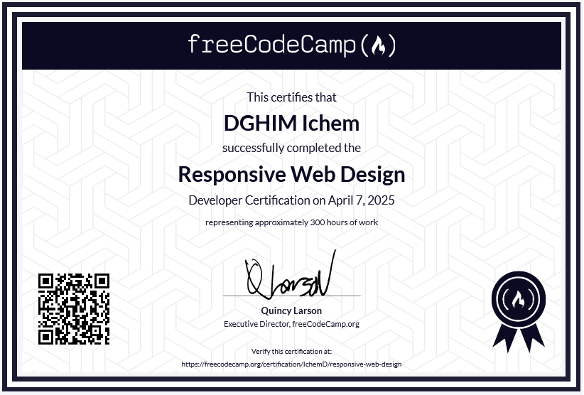 Responsive Web Design certification